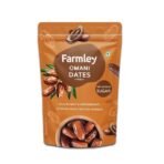 Farmley Omani Fard Dates/Khajur, 400 g | Healthy Snacks, Rich in Fibre, Naturally Sweet, Naturally Low-Fat Food - Fast UK Delivery