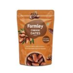 Farmley Omani Fard Dates/Khajur, 400 g | Healthy Snacks, Rich in Fibre, Naturally Sweet, Naturally Low-Fat Food - Fast UK Delivery