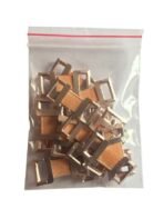 Comfort Band Clips Elastic: BROWN (15 pcs) - Fast UK Delivery