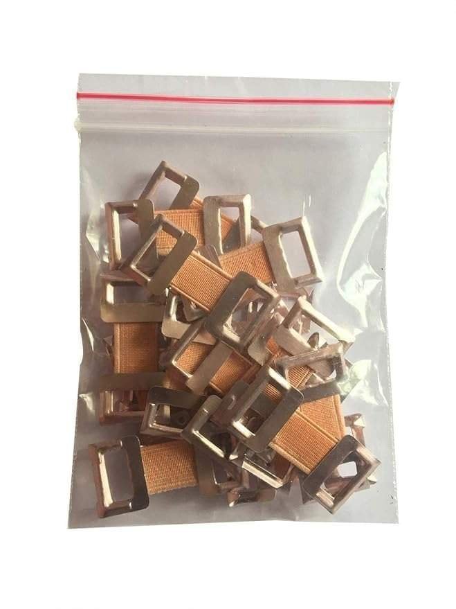 uk518J0ZCKmDL-1.jpg Comfort Band Clips Elastic: BROWN (15 pcs) - Fast UK Delivery - Image 1