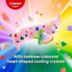 Colgate MaxFresh Rainbow Fresh Gel Toothpaste with Heart Shaped Cooling Crystals, Triple Mint Flavour, 100g & MaxFresh Watermelon Blast Gel Toothpaste with Cooling Crystals, 100g for Intense Freshness - Fast UK Delivery - Image 4