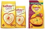 Saffola Oats, 1 kg with Free Saffola Oats 400 gm + Saffola Masala Oats Masala and Coriander, 500g - Fast UK Delivery - Image 2
