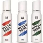 Fogg MASTER PINE+AGAR+OAK 120ML EACH 3PC Deodorant Spray - For Men & Women (450 ml, Pack of 3) - Fast UK Delivery