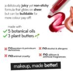 Ruby's Organics Lip Oil Gloss for Women and Girls, All Skin Tones- Moisturizing, Long Lasting, Non Sticky and Non Drying Formula, Glossy Texture, Natural Lip Makeup, Paraben Free - Grapevine, 6.5ml - Fast UK Delivery - Image 3
