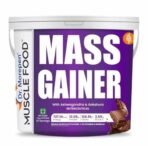 Dr. Morepen Muscle Food Mass Gainer Double Chocolate 5kg | High Protein Muscle Building & Weight Gainer Formula | 12.08g Protein, 126.91g Carbs, 2.59g BCAA for Muscle Support & Muscle Mass Gain - Fast UK Delivery - Image 2