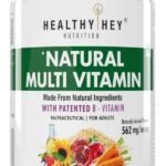 HealthyHey Nutrition 100% Natural Multivitamin from Natural Ingredients & Patented Vitamin B - For Men & Women - 30 Veg. Capsules - Fast UK Delivery
