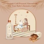Baby Forest Badami Sneh Organic Cold Pressed Almond Oil | Derma safe | Cold Pressed Almond Oil for All Types of Baby Hair & Skin | BPA & Cruelty-Free | 200 ml - Fast UK Delivery - Image 5