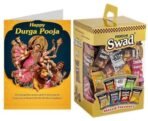 Swad Gift for Shubh Happy Navratri with Card (Swad Mixed Candy 125 Gift Box & 1 Greeting card) - Fast UK Delivery - Image 2