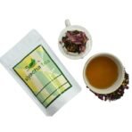 Siyacha Tea Rose Turmeric Green Tea|Loose Leaf Chai Patti|100% Natural Ingredient|Loose leaf Blend|For Glowing Skin & Shiny Hair| Helps in Weight Loss, Belly Fat Cutter|Natural Antioxidant Rich|1KG - Fast UK Delivery - Image 4