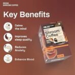 Ace Blend Reishi SHROOM COFFEE | 15 Serves | Decaf Mushroom Coffee with KSM-66 Ashwagandha, L-Theanine & MCT | Promotes Relaxation & Deep Sleep | 100% Arabica | Instant Coffee | Keto | Cold/Hot Brew - Fast UK Delivery - Image 6