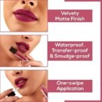 RENEE Stay Forever Matte Liquid Lipstick Combo - Transfer-Proof, Smudge-Proof, Long Lasting, Infused with Vitamin E & Jojoba Oil - Perfect for Gifting, Wedding, Special Occasions, Travel Pack of 10 - Fast UK Delivery - Image 4