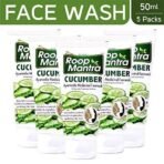 Roop Mantra Cucumber Face Wash 50ml, Pack of 5 - Fast UK Delivery - Image 2