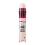 Maybelline Instant Anti Age Eraser Eye Full Coverage Concealer, Natural, Dark Circles And Blemish Concealer Lotion, Ultra Blendable Formula For All Type of Skin, 03 Fair, 1 Count - Fast UK Delivery