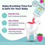 Chicco Toothpaste, Strawberry Flavour for 1Y to 6Y Bab (50g)&Chicco Toothpaste, Applebanana Flavour for 6m to 6Y Baby, Fluoride-Free, Preservative-Free,Cavity Protection (50 Millilitre) - Fast UK Delivery - Image 5