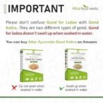 Attar Ayurveda Edible Gond for Laddu 250 grams | Babul Gond for Ladoo | Edible gum | 100% Natural, No Preservatives (250 grams) - Fast UK Delivery - Image 4
