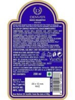 DENVER Shine Beer Shampoo - 200ML For Men | For Shine & Silky Hair | Dandruff Free Hair Shampoo Cleanser | Neem & Tea Tree Extracts - For All Type Of Hair - Fast UK Delivery - Image 4