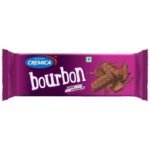 Cremica Bourbon More Chocolate Sandwich Biscuits, 120g - Fast UK Delivery
