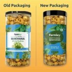 Farmley Peri Peri Roasted & Flavored Makhana Jar 180 g (Pack of 2, Each 90 g) & Farmley Roasted & Flavoured Minty Pudina Healthy Makhana Snacks 90 gm - Fast UK Delivery - Image 7