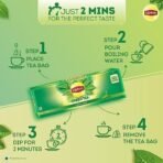 Lipton Clear & Light Green Tea Bags 100 Pcs, 130 Grams - Fast UK Delivery - Image 5