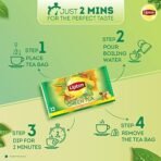 Lipton Honey Lemon Green Tea Bags 50 Tea Beg Flavoured Green Tea, 70 Grams - Fast UK Delivery - Image 5