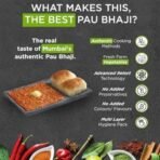 Gits Ready to Eat Pav Bhaji, Pure Veg, Heat and Eat Indian Chaat, Microwaveable, 300g - Fast UK Delivery - Image 6