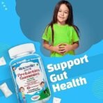 HealthyHey Nutrition Junior Probiotics Gummies - For Kids - For Healthy Gut & Immune Function - Strawberry Flavour - 30 Soft Gummies - Fast UK Delivery - Image 4