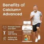 Dr. Morepen Calcium+ Advanced Tablets with Vitamin - D2, Magnesium & Zinc - 120 Veg Tablets Pack of 2 - Fast UK Delivery - Image 4