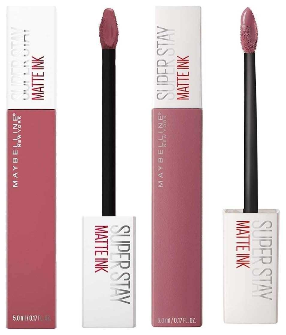 uk51B2GkVpxpL-1.jpg Maybelline New York Super Stay Matte Ink Liquid Lipstick, Ringleader, 5g and Maybelline New York Super Stay Matte Ink Liquid Lipstick, 15 Lover, 5ml - Fast UK Delivery - Image 1