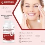 Marine Collagen 3000mg Peptides With Biotin, Hyaluronic Acid, Vitamin C & E, Type 1 Marine Collagen, Healthy Hair, Skin, Nails, For Men & Women - 90 Tablets - Fast UK Delivery - Image 6