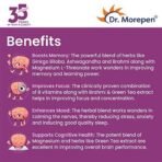 DR. MOREPEN Memory, Focus & Mood Tablets Enriched With GABA, Ashwagandha, Chamomile & Brahmi-Vitamins B1, B2, B3, Magnesium | Safe For Brain Health, Non-GMO & Preservatives Free-60 Tablets - Fast UK Delivery - Image 6