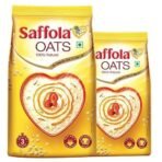 Saffola Oats, 1 kg with Free Saffola Oats 400 gm + Saffola Masala Oats Masala and Coriander, 500g - Fast UK Delivery - Image 3