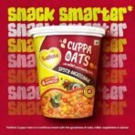 Saffola Cuppa Oats, Spicy Mexicana | Tasty Mazedaar Snack | Just add hot water | Goodness of Jowar & Veggies | No Maida, No Added Preservatives | Helps Manage Weight |44G - Fast UK Delivery - Image 3