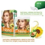 Nisha Cream Hair Color Combo Pack of Honey Blonde 150gm Jumbo + 40gm Sachet Pack Fast Shipping to USA & Canada - Image 6