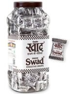 Swad Digestive Candy And Swad Orange Flavour Toffee | Ayurvedic | Authentic Swad Khatti Mithi Toffee | Reuseable Jar | 200 Toffee x 2 - Fast UK Delivery - Image 3