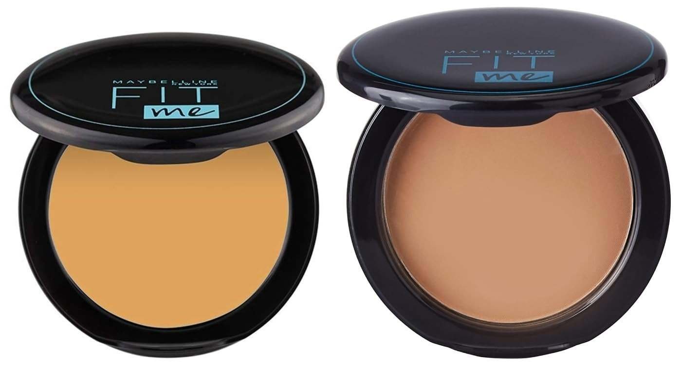 uk51C58MvsM6L-1.jpg Maybelline New York Matte Compact Powder For All Skin Types, 230 Natural Buff, 8G & New York Compact Powder For All Skin Types, 220 Natural Beige, 8G - Fast UK Delivery - Image 1