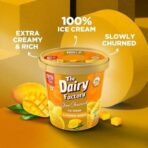 Kwality Wall's The Dairy Factory Alphonso Mango Icecream Tub, 700 ml - Fast UK Delivery - Image 6