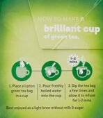 Lipton Lemon Zest Green Tea Bags, (25 Pieces) - Fast UK Delivery - Image 6