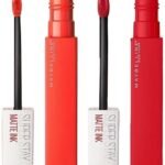 Maybelline Liquid Lipstick 220 Ambitious (Matte) - Fast UK Delivery