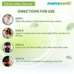 Mamaearth Onion Hair Serum For Silky & Smooth Hair, Tames Frizzy Hair, with Onion & Biotin for Strong, Tangle Free & Frizz-Free Hair - 100 ml - Fast UK Delivery - Image 7