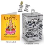 Swad Dhan Laxmi Gift with Card (Swad Digestive Candy 125 Gift Box & 1 Greeting card) - Fast UK Delivery - Image 3