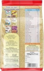 Kwality Rolled Oats 1kg - Diet Food | 100% Wholegrain Oats | High Fibre Breakfast | in Protein - Fast UK Delivery - Image 3