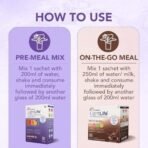 Dr. Morepen LightLife Power Plan |Combo of On-The-Go Meal & Pre-Meal Nutrition Mix| Sustainable Weight Management Support for Men & Women | 100 Sachets (PM) & 20 (OGM) Sachets 60 Consumption Days - Fast UK Delivery - Image 6