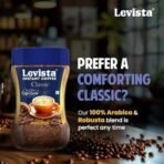 Levista Classic Pure Instant Coffee (100Gm Jar) - Fast UK Delivery - Image 3