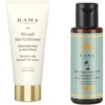 Kama Ayurveda Bringadi Hair Conditioner 50gm & Kama Ayurveda Extra Virgin Organic Coconut Oil - 50ml Combo - Fast UK Delivery