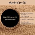 FACESCANADA Weightless Stay Matte Finish Compact Powder - Ivory, 9 G | Non Oily Matte Look | Evens Out Complexion | Hides Imperfections | Blends Effortlessly | Pressed Powder For All Skin Types - Fast UK Delivery - Image 4