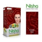 Nisha Cream Hair Color Combo Pack Burgundy & Flame Red Rich, Bright, Long Lasting Shine Hair Colour (60gm + 90ml + 18ml Nisha Conditioner) - Fast UK Delivery - Image 4
