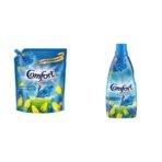 Comfort After Wash Morning Fresh Fabric Conditioner Pouch - 2 L & After Wash Morning Fresh Fabric Conditioner, Liquid 860 Ml Comb - Fast UK Delivery