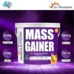 Dr. Morepen Mass Gainer Banana Strawberry 5kg | Increase Muscle Mass | Muscle Food mass Gainer with high calories and high protein formulation with balanced blend of protein Sugar Free - Fast UK Delivery - Image 3