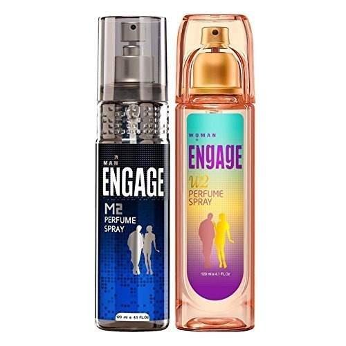 uk51EgCJPun0L-1-1.jpg ENGAGE PERFUME SPRAY M2 & W2 COMBO 120 ML (Each 1) - Fast UK Delivery - Image 1