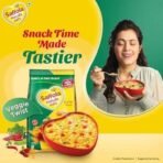 Saffola Masala Oats |Veggie Twist | Tasty, Anytime Snack | Ready in 3 mins | Millets Goodness- with Bajra & Jowar | No maida, No added preservatives | Oats helps manage weight |500g (Pack of 2) - Fast UK Delivery - Image 4